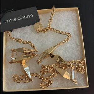 Vince Camuto Gold Angular Necklace